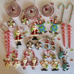 2010 North Pole trading company collection Christmas Ornaments 25 Pieces